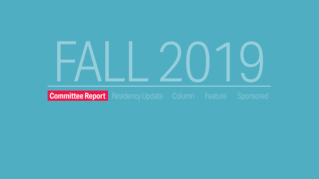Fall 2019: Pediatric Committee Update